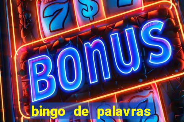 bingo de palavras cha de bebe